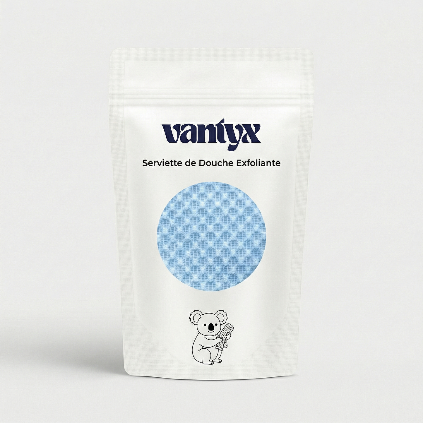 Serviette de Douche Exfoliante Vantyx