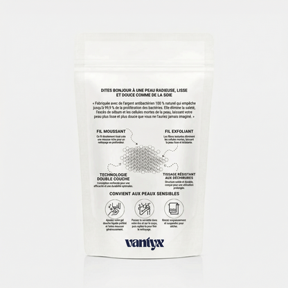 Serviette de Douche Exfoliante Vantyx